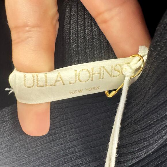 NWT Ulla Johnson Black Sleeveless Crossover Keyhole Fiora Maxi Dress Women Small - Picture 7 of 9